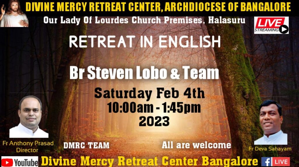 Retreat in English, 4th February 2023